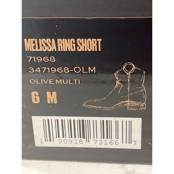 NWT Frye Women’s Snake Print Melissa Pull On Ring Short Ankle Boots Size 6 Olive - Picture 8 of 8